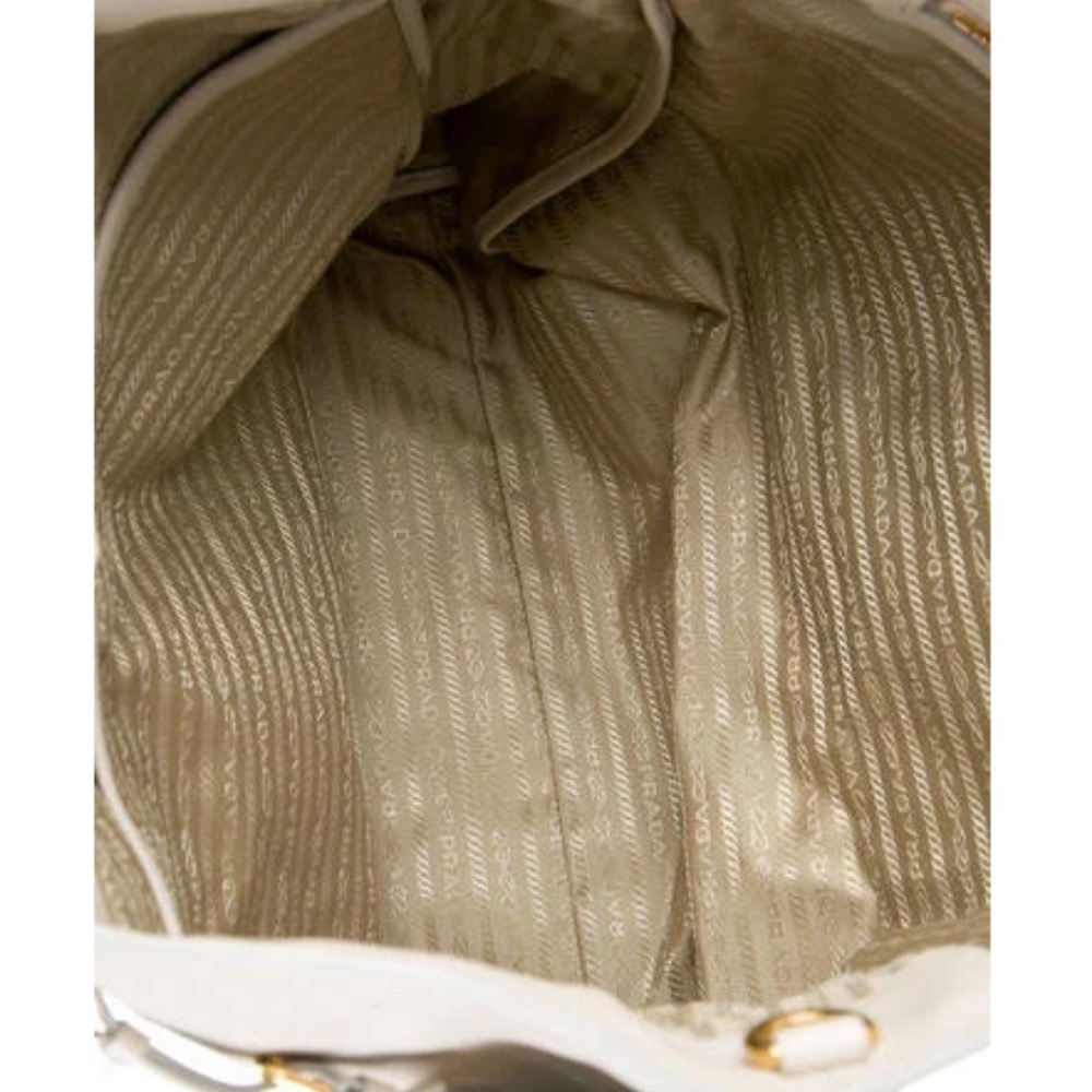 Prada White Tote Bag - Picture 4 of 11